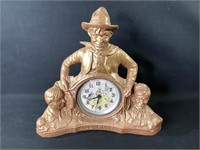 Will Rogers Humorist Wind Up Clock, Animated