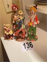 Assortment of Clown Figurines(LR)