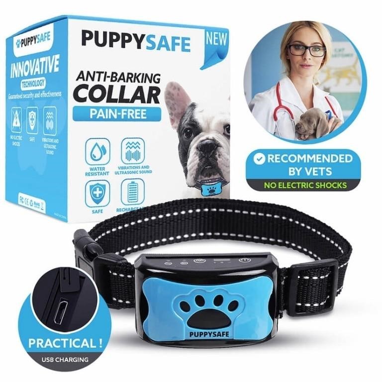 PuppySafe™ Bark Control Collar Shock FREE & Pain