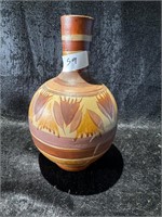 POTTER VASE CHIP ON BOTTOM 10" TALL