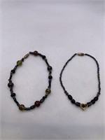 GLASS BEAD ANKLET LOT