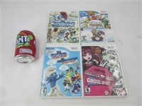 4 jeux pour Nintendo Wii dont The Smurfs