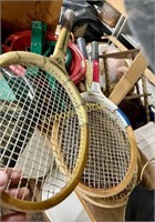 OLD WOODEN RACQUETS