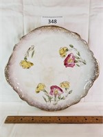 Vintage W.M Co Semi Porcelain Painted Plate