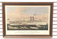 Print of Massachusetts Steamship