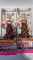 2 2008 holiday party barbies