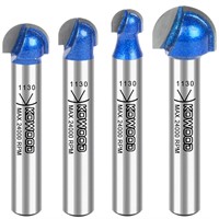 KOWOOD Plus Core Box Router Bit Set x2