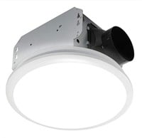 Bathroom Fan Integrated LED Light Ceiling Mount
