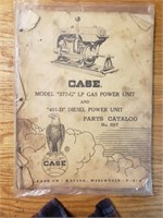 Case model 377-g and 401-d parts catalog