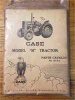 Case model SI tractor parts catalog