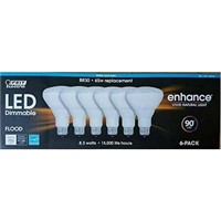 LED Dimmable Br30 65W 5000K 6-Pack - NEW