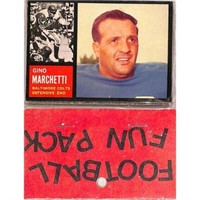 1962 Topps Football Sealed Fun Pack