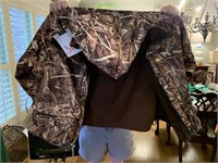 XXL CAMO INSULATED HUNTING COAT