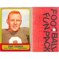 1963 Topps Football Sealed Fun Pack