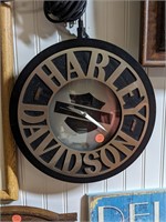 Harley Davidson Bulova Wall Clock 12"