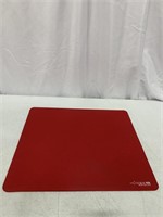 ARTIZAN, LARGE RED MOUSE PAD, USED, 19.25 X 16.5