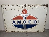 Original AMOCO Enamel Sign -1830 x 1220
