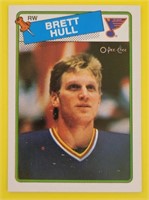 Brett Hull 1988-89 OPC Rookie Card