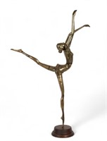 Classical Style Brass Dancing Figure