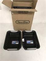 12PCS STERILITE SMALL ULTRA BASKET