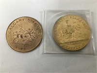 1966 &1967 Calgary Stampede Dollars