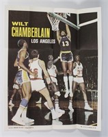 1970 Topps Basketball Poster Insert , Wilt