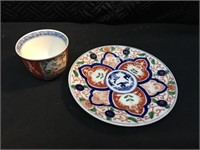 Chinese Porcelain Teacup and Plate