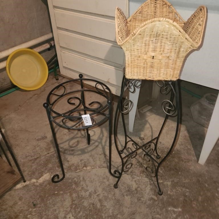 Metal Plant Stands - Lot of 2