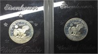 2-Proof Eisenhower Dollars 1971