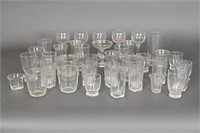 Vintage Crystal/Glass Stemware,Tumblers