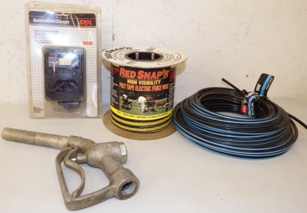 Poly Tape Electric Fence, Gasboy Nozzle & More