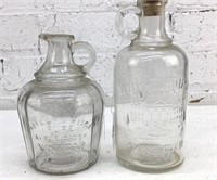 2 Vintage Vinegar Jugs