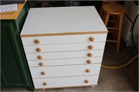 white sewing craft cabinet