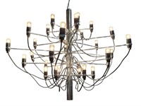 GINO SARFATTI, FLOS Italy Chandelier Model 2097-30