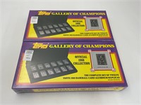 2 sealed boxes 1988 Topps Gallery of Champions