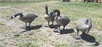 Standing goose decoys