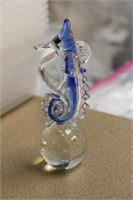 Control Bubble Artglass Seahorse