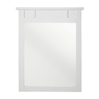 Home Decorators Framed Wall Mirror | White