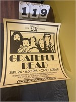 Grateful Dead Civic Arena Venue Poster
