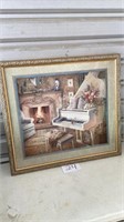 Beautiful piano fireplace picture by JGipson