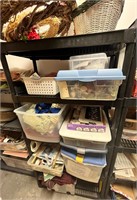 Contents of Shelving Unit/Craft and Art Supplies