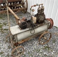 York Flinchbaugh engine cart w/ air compressor on