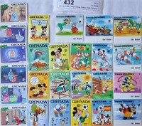 LG Lot of 80s Foreign Disney Stamps 1988 Olympics