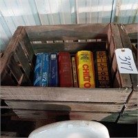 (2) Wood Crates filled with Car Manuals