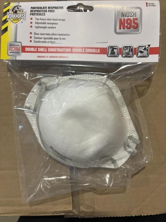 Box of N95 Particulate Respirator Masks
