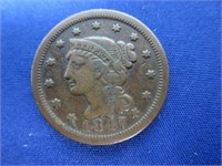 1847 Large Cent Beautiful Coin