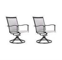 2 PC - Meltose Outdoor Swivel Chairs