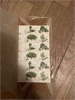 USA tree stamps 15c. 12 stamps