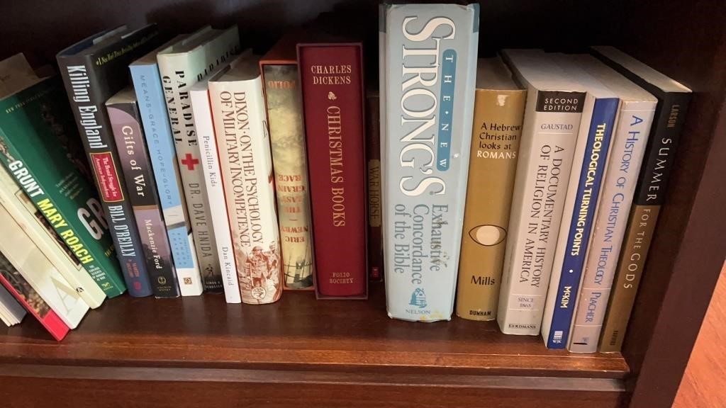 Shelf of Religious Books