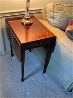 Brandt side table end table drop sides